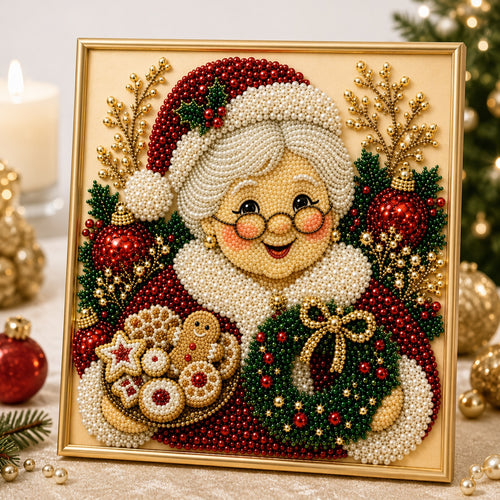 🔥 EARLY CHRISTMAS DEAL 70% OFF 🎄Pearlie Christmas DIY Diamond Pearl Painting Art Kit