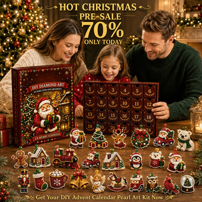 🔥 XMAS DEAL ALERT  70% OFF🔥 2026 Christmas DIY Advent Calendar Pearl Art Kit – Hanging Christmas Decorations & Holiday Decor