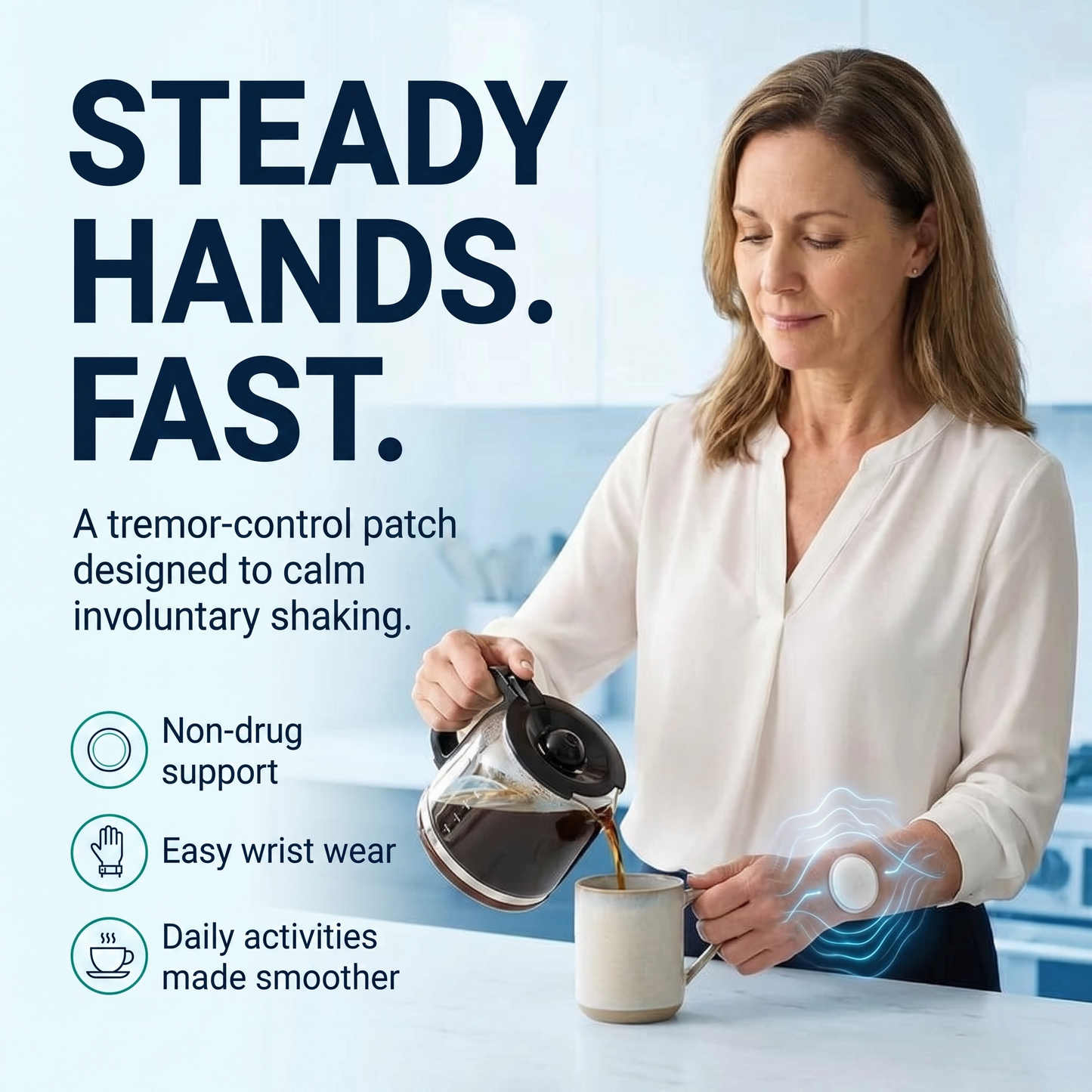 Flash Sale 50% OFF 🥇 Steadivex™ Hand Stability Patch | Drug-Free, Non-Invasive