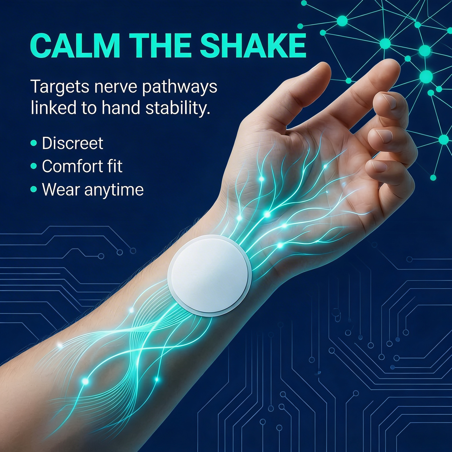 Flash Sale 50% OFF 🥇 Steadivex™ Hand Stability Patch | Drug-Free, Non-Invasive