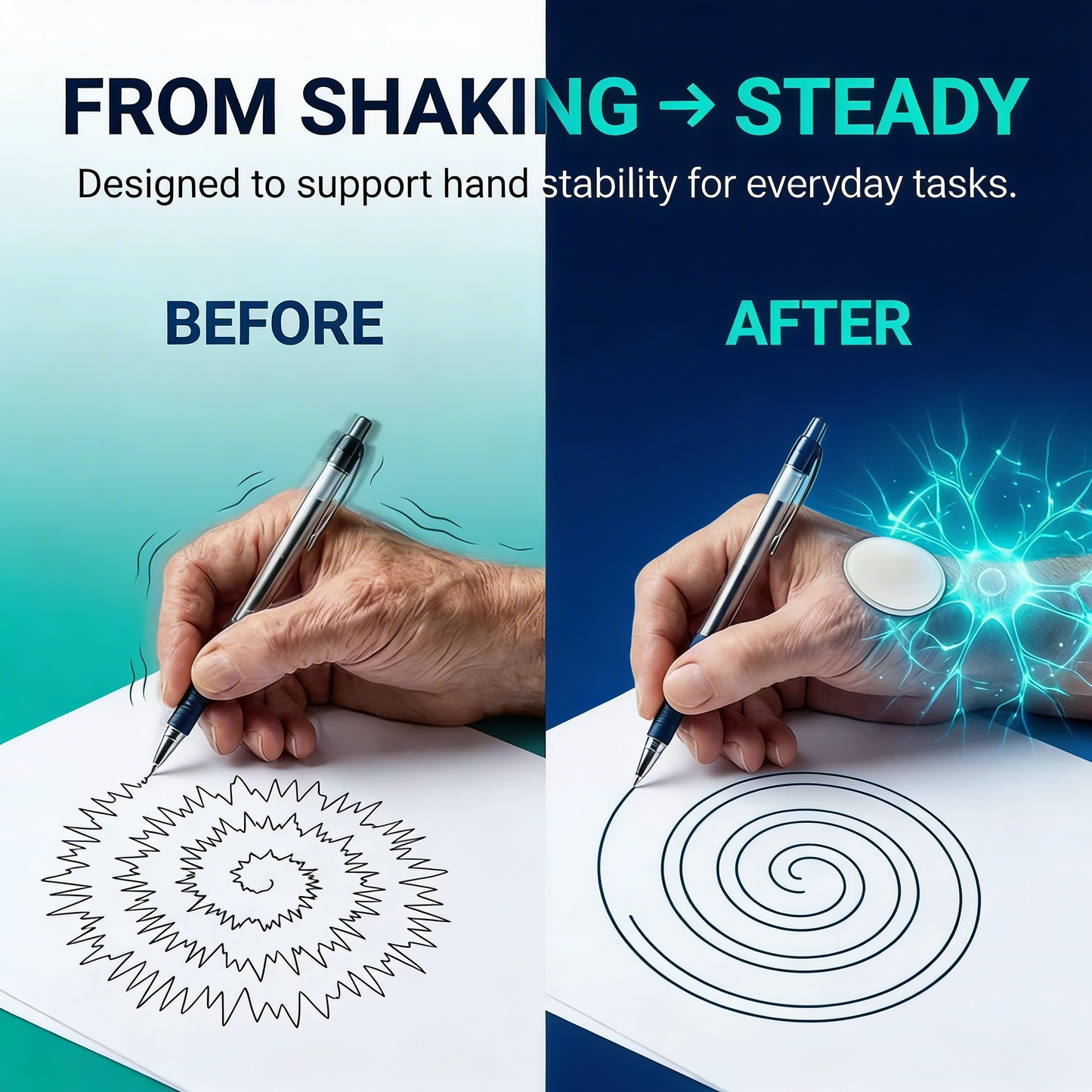 Flash Sale 50% OFF 🥇 Steadivex™ Hand Stability Patch | Drug-Free, Non-Invasive