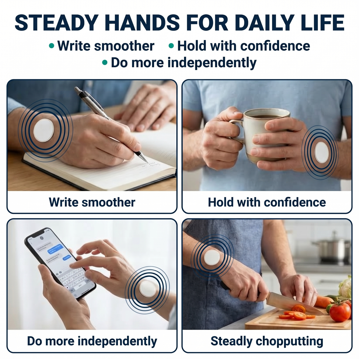 Flash Sale 50% OFF 🥇 Steadivex™ Hand Stability Patch | Drug-Free, Non-Invasive