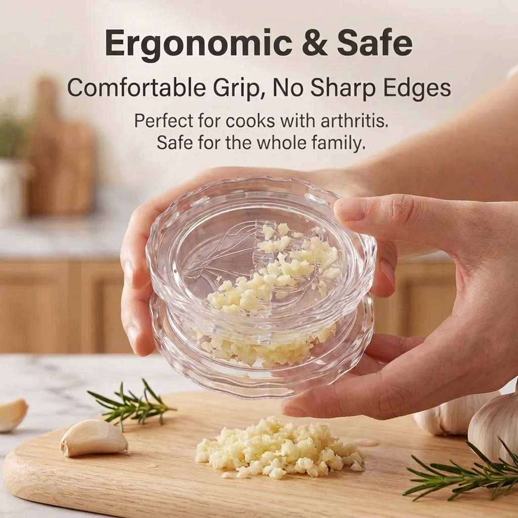 (Limited) 🧄 EasyTwist™ Garlic Crusher — Chop Faster. Cook Smarter