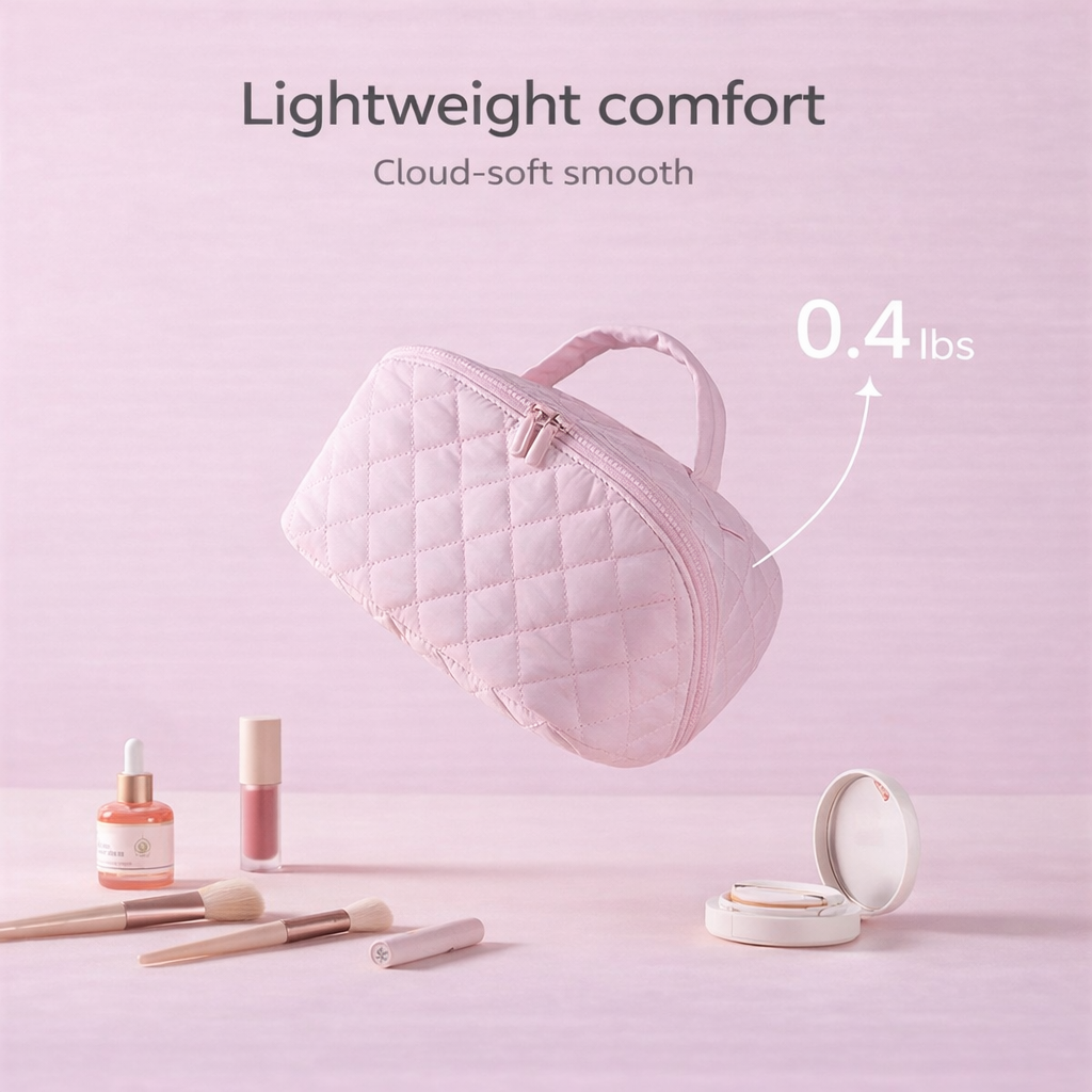 Travel Makeup Bag Organizer