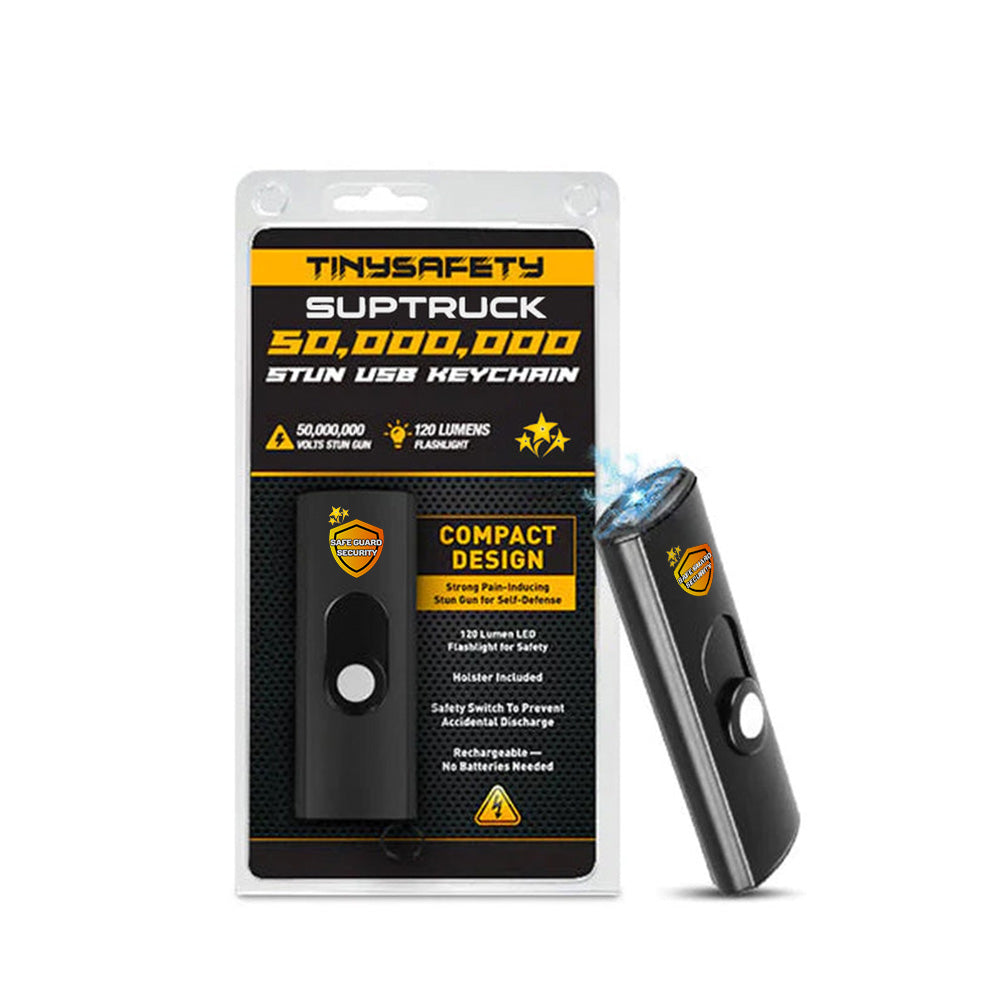 🚨2025 EXCLUSIVE SALE: 70% OFF ⏳ SUPTRUCK™ TinySafety 50M Volt Stun USB Keychain 🔒 with Flashlight ⚡ Your Ultimate Self-Defense Companion!