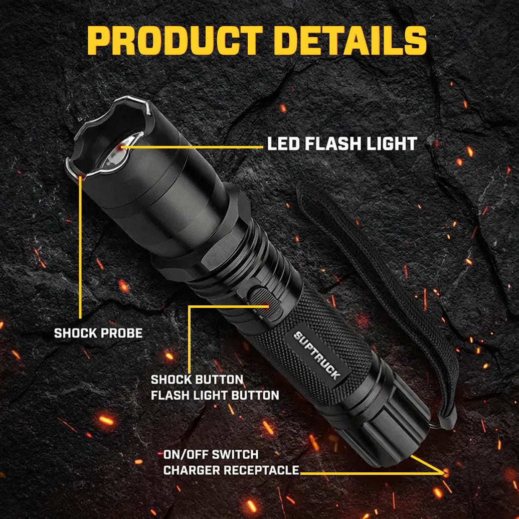 💥 2026 Flash Sale 75% OFF ️🔦 SUPTRUCK™ VoltGuard 95M Stun Flashlight ⚡