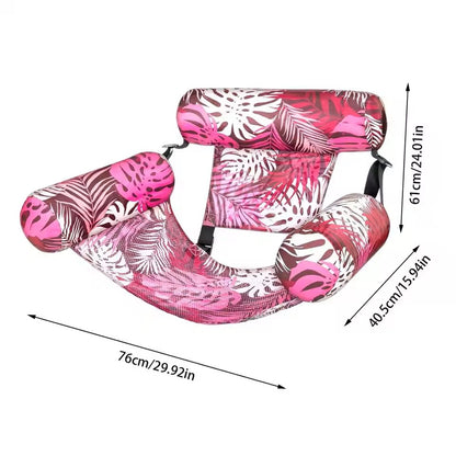 AquaChill™ - Floating Water Lounge Chair. Sink Back, Drift Away.