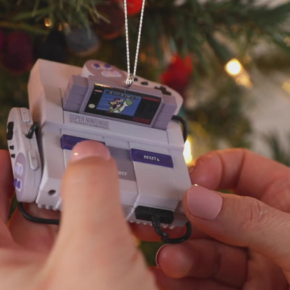 🎄 Early Christmas Sale 49% OFF 🎮 Super Nintendo (SNES) Retro Christmas Ornament