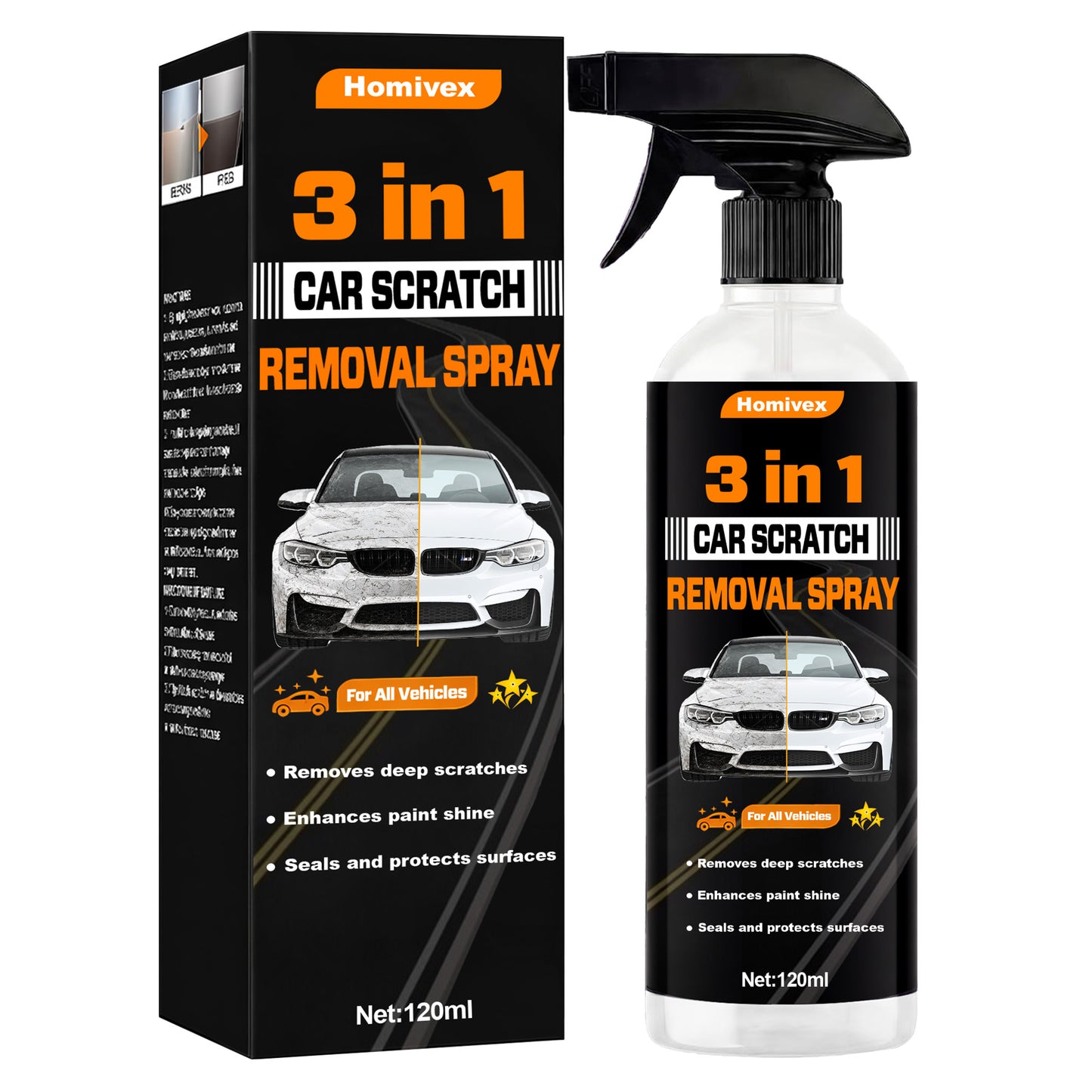 🔥 Hot Sale 70% OFF 🔥 Homivex™ 3-in-1 Car Scratch Remover Spray For All Vehicles