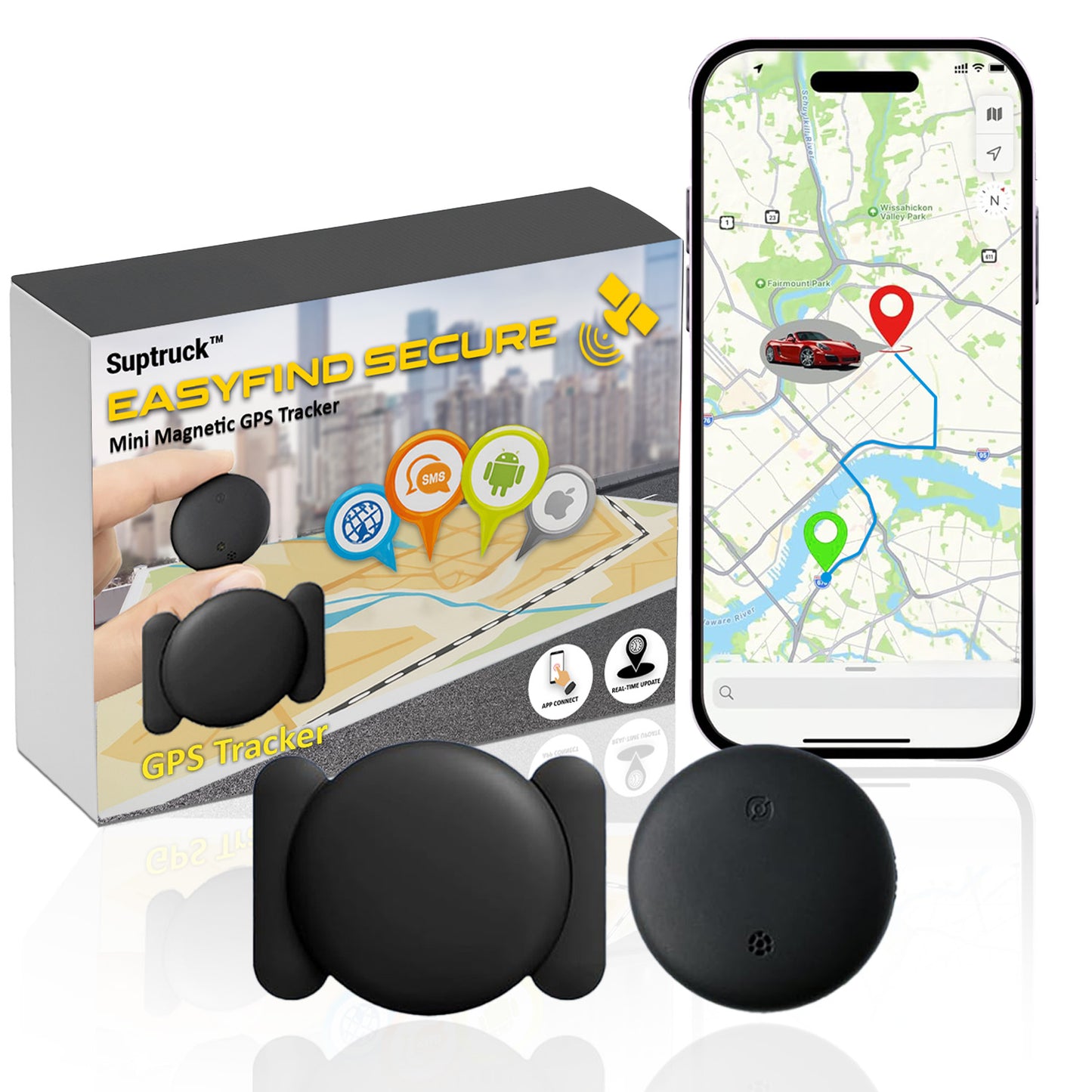 ️🎉 2025 Early-Christmas 70% OFF 🚗 Suptruck™ EasyFind SECURE Mini Magnetic GPS Tracker 📍
