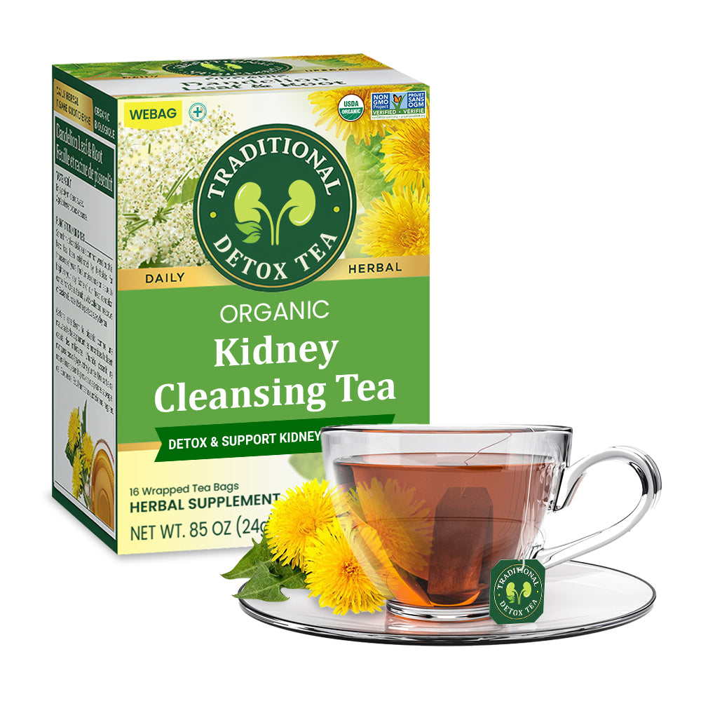 ⏳ LAST DAY 70% OFF ️🔥️ TRADITIONAL DETOX TEA Webag Kidney Cleansing Tea 💪 Deep Kidney Detox & Vitality Boost in Just 14 Days