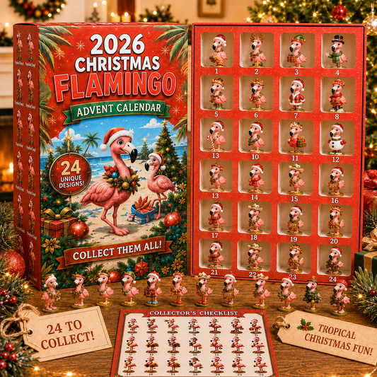 ❄️ EARLY CHRISTMAS SALE 70% OFF  🦩 2026 Christmas Flamingo Advent Calendar ❄️ 24 Days of Cute Surprises, Collectible Fun & Christmas Magic