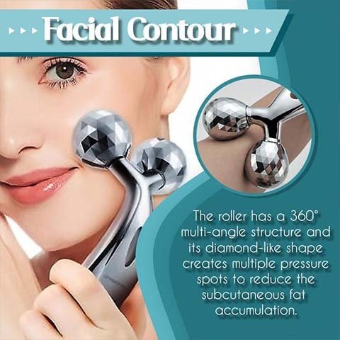 3D Face Lift-Up Roller Y Shape Massage Relaxation Tool - CERTIFI CURE