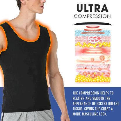 MenSLIM Gynecomastia Compression Tank Top