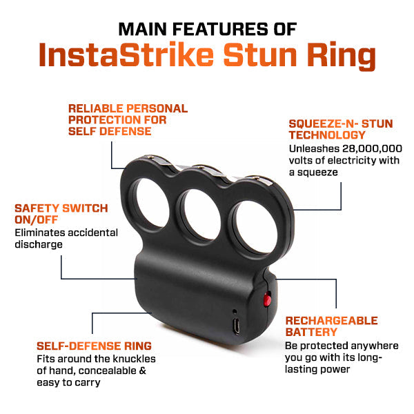 InstaStrike Extreme 28,000,000 Suptruck Knuckle Stun Ring