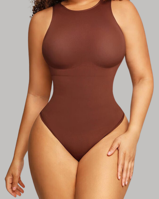 Sleeveless High Neck Bodysuit