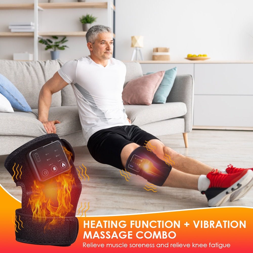 Heating Knee Massager Electric Pain Relief Health Care - CERTIFI CURE