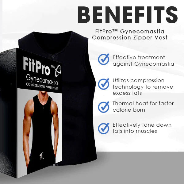 FitPRO Gynecomastia Reduction Compression Vest