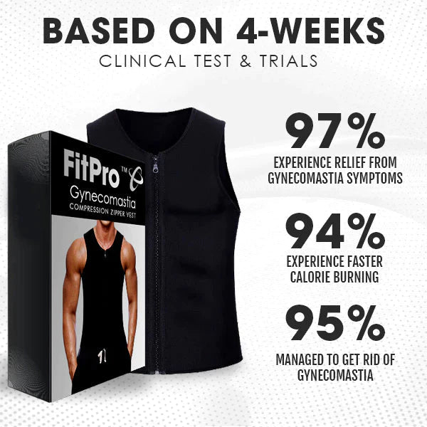 FitPRO Gynecomastia Reduction Compression Vest