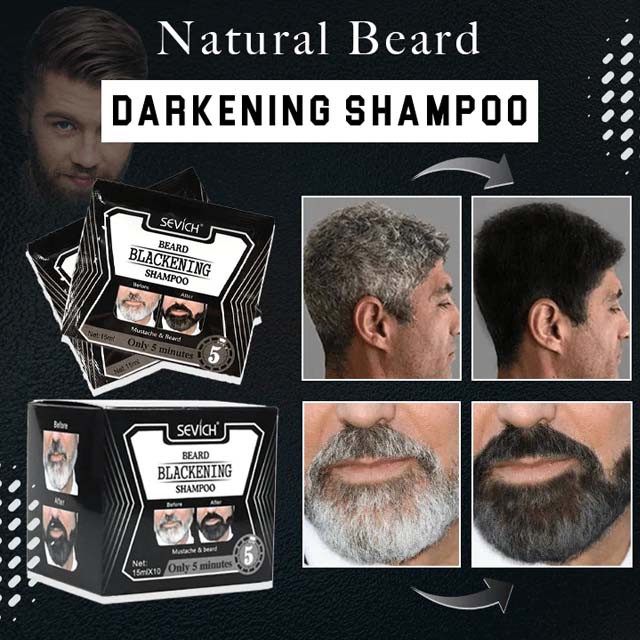 RECURE New Herbal Beard Darkening Shampoo - CERTIFI CURE