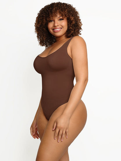 Scoop Tank Thong Bodysuit