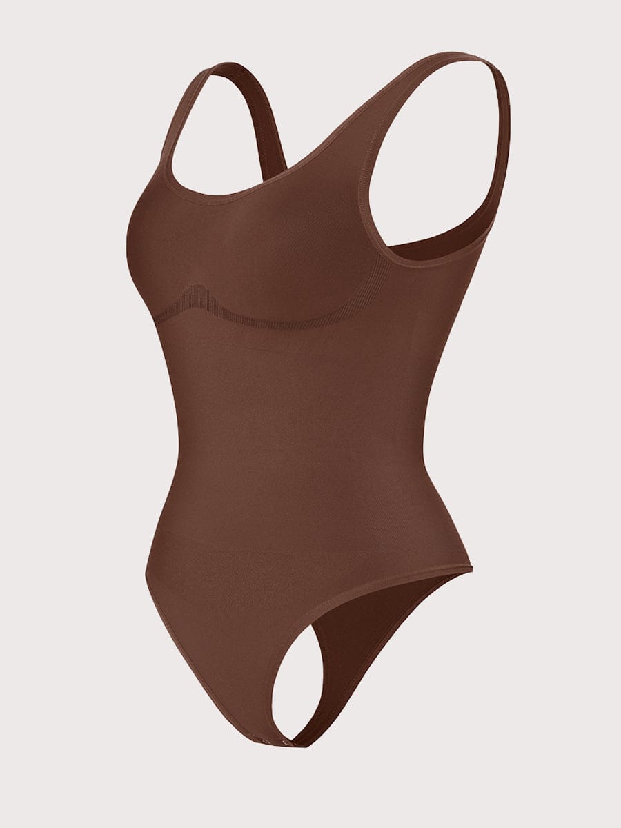 Scoop Tank Thong Bodysuit