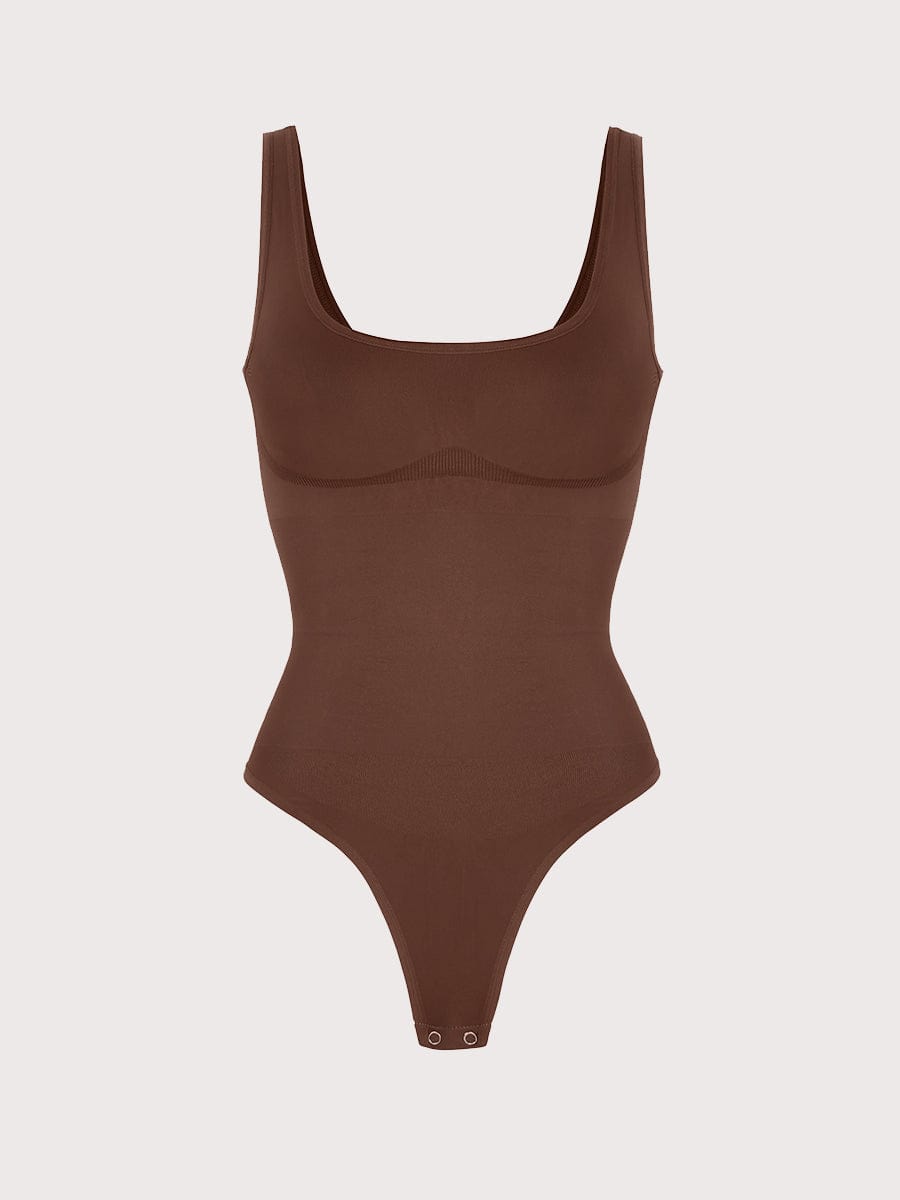 Scoop Tank Thong Bodysuit